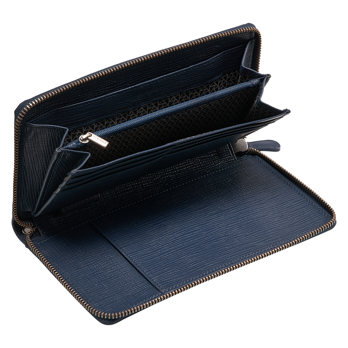 Портмоне Dr.Koffer из натуральной кожи синее