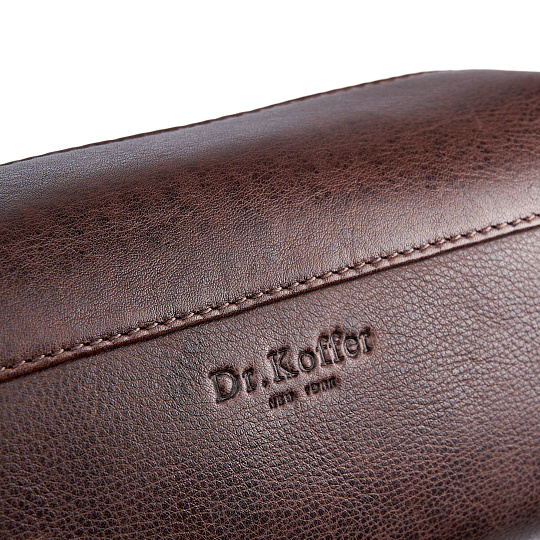 Несессер Dr.Koffer из натуральной кожи коричневый