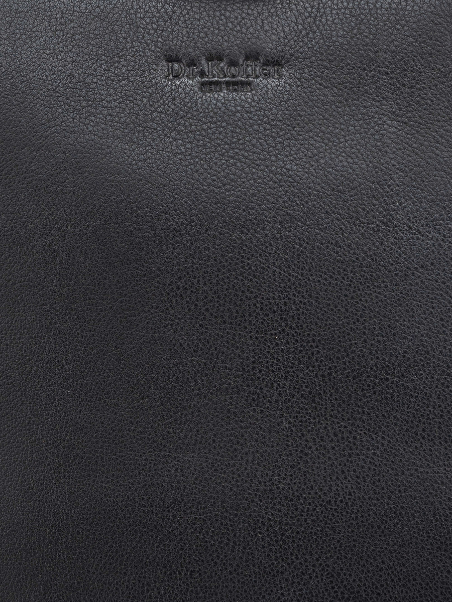 Рюкзак Dr. Koffer из натуральной кожи черный