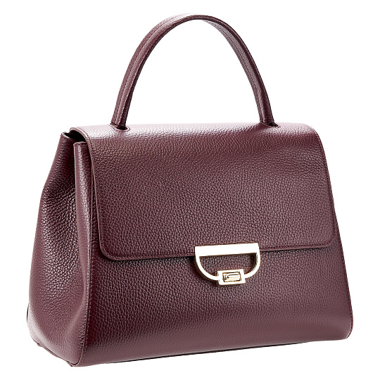 Женская сумка  Dr. Koffer из натуральной кожи бордовая