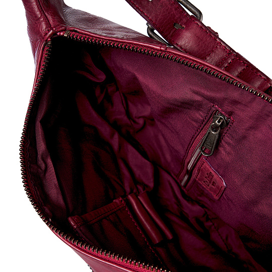 Рюкзак Dr.Koffer из натуральной кожи бордовый