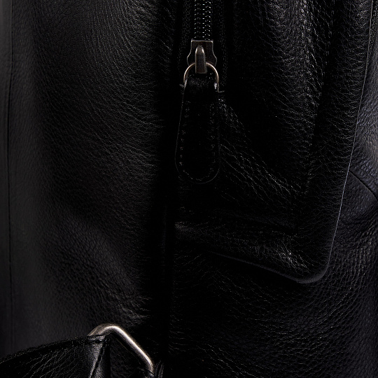 Рюкзак Dr.Koffer из натуральной кожи черный