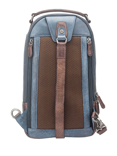 Рюкзак Dr. Koffer из натуральной кожи синий