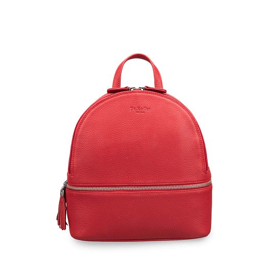 Рюкзак Dr.Koffer из натуральной кожи красный