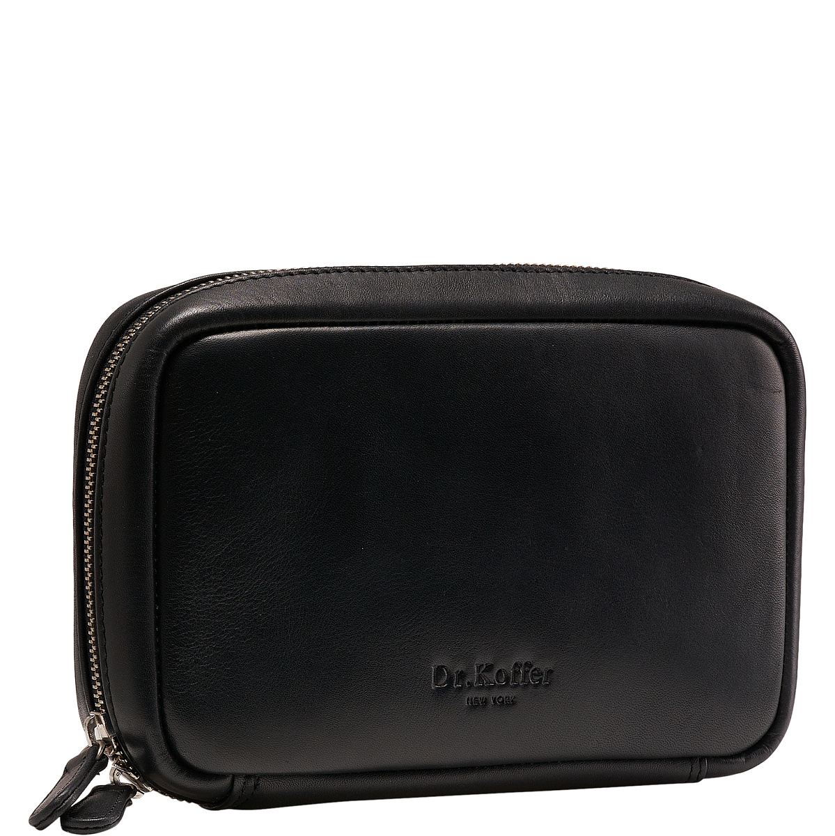 Несессер Dr. Koffer из натуральной кожи черный
