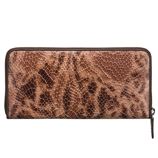 Портмоне Dr.Koffer из натуральной кожи коричневое