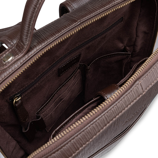 Рюкзак Dr.Koffer из натуральной кожи красный