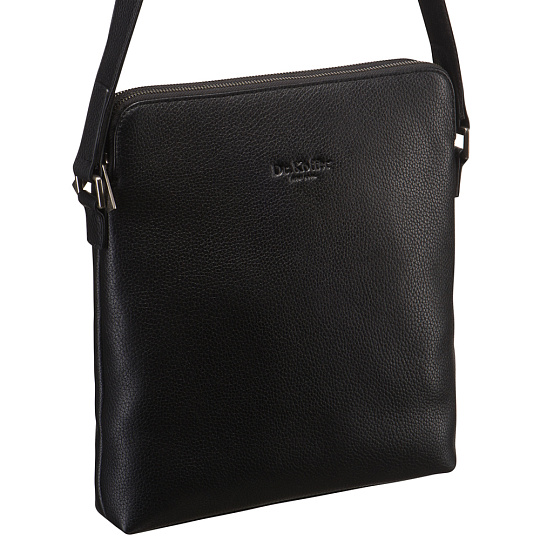 Черная мужская сумка на плечевом ремне Dr.Koffer M402535-82-04