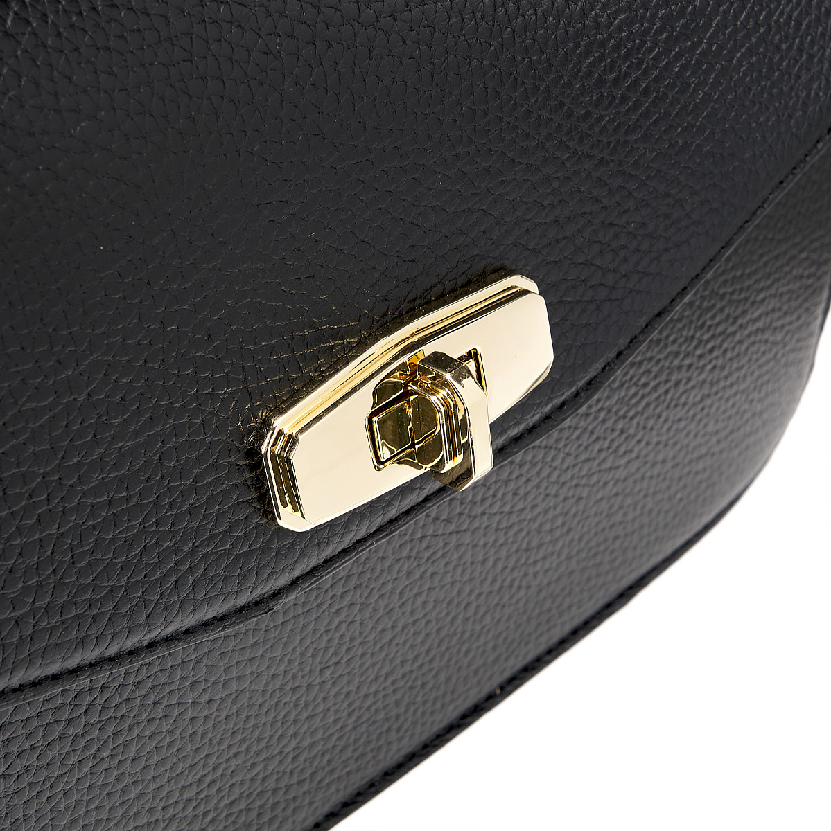 Женская сумка  Dr. Koffer из натуральной кожи черная