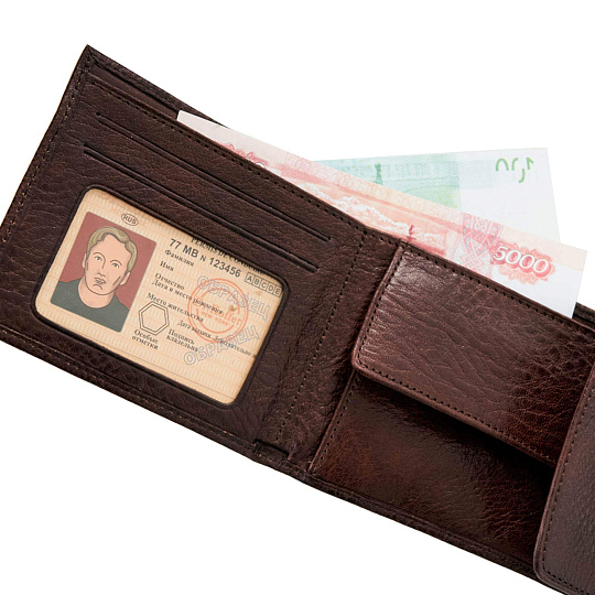 Нагрудный кошелек дорожный Dr.Koffer из натуральной кожи