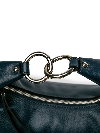 Женская сумка Dr.Koffer из натуральной кожи синяя