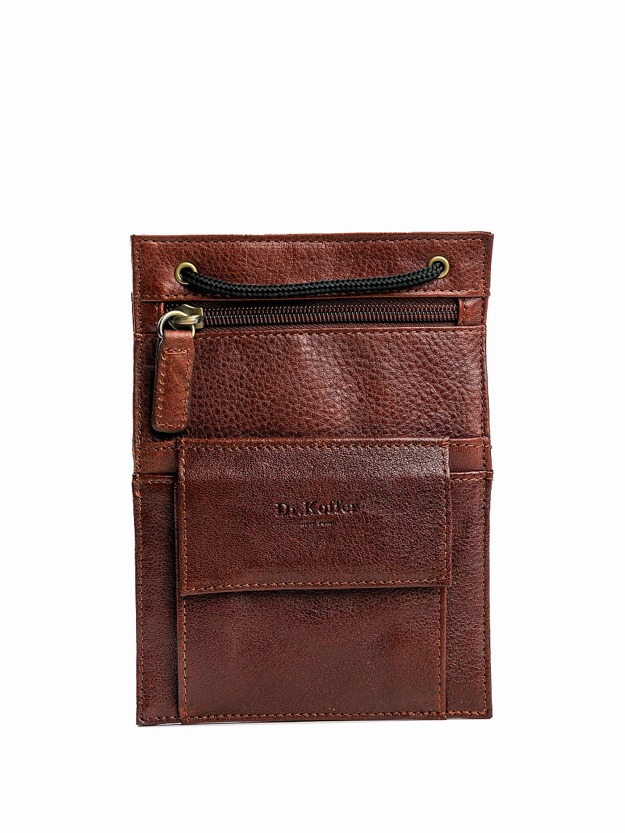 Нагрудный кошелек дорожный Dr.Koffer из натуральной кожи