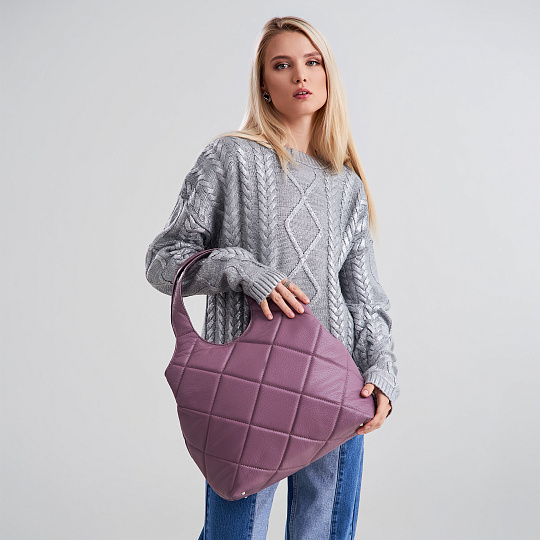 Женская сумка Dr. Koffer из натуральной кожи розовая