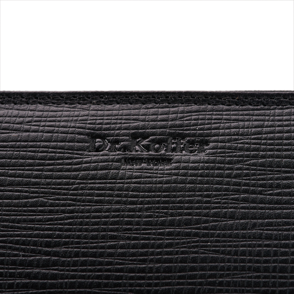 Портмоне Dr.Koffer из натуральной кожи черное