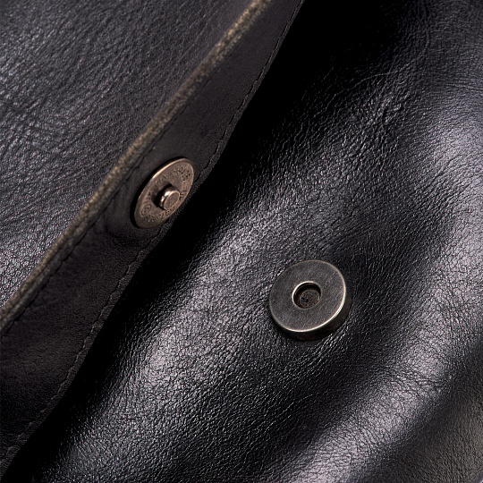 Сумка через плечо Dr.Koffer из натуральной кожи серая