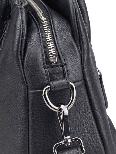 Женская сумка Dr.Koffer из натуральной кожи черная