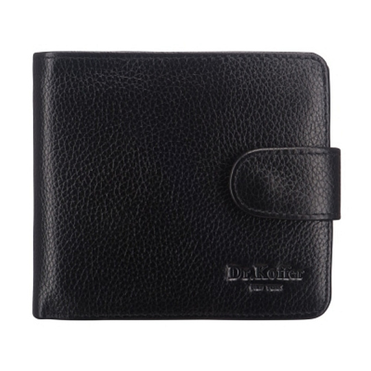 Портмоне Dr.Koffer из натуральной кожи черное