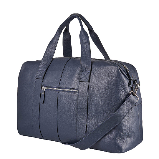 Сумка дорожная Dr.Koffer  из натуральной кожи синяя