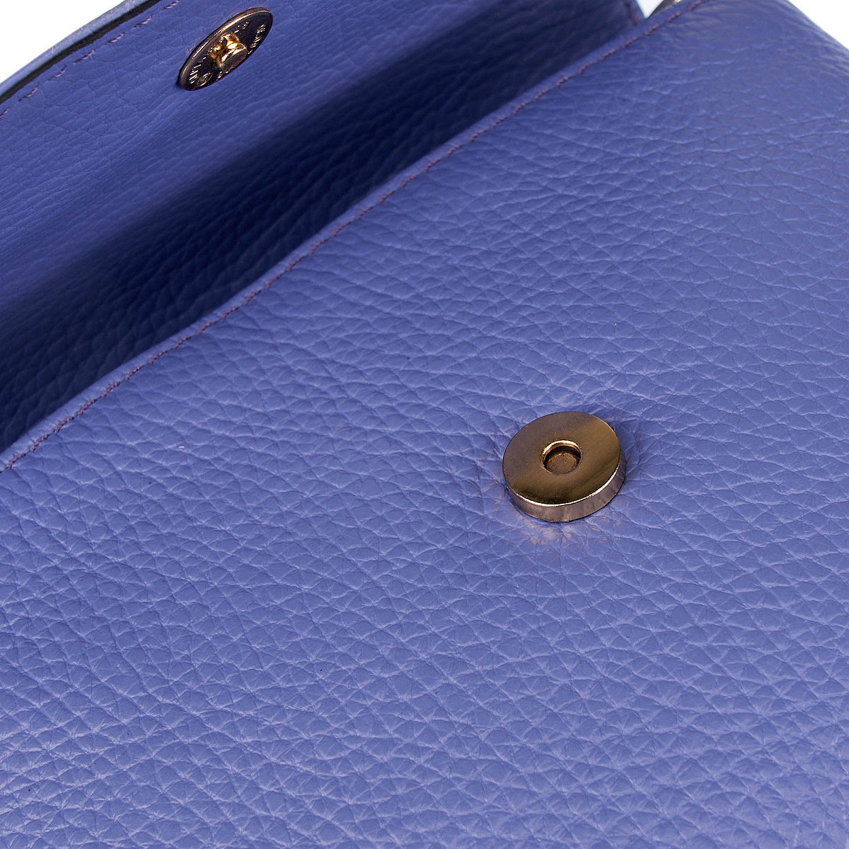 Женская сумка Dr. Koffer из натуральной кожи фиолетовая