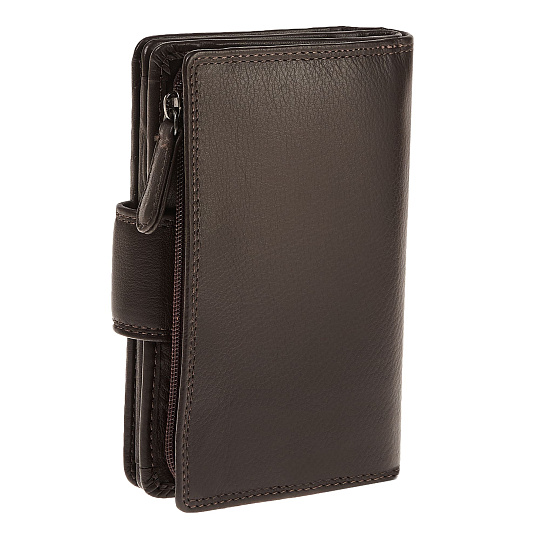 Портмоне Dr.Koffer из натуральной кожи коричневое