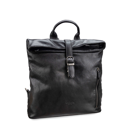 Рюкзак Dr.Koffer из натуральной кожи черный