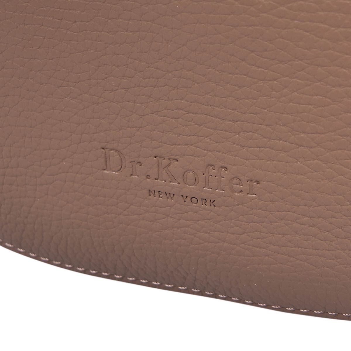 Женская сумка Dr. Koffer из натуральной кожи бежевая