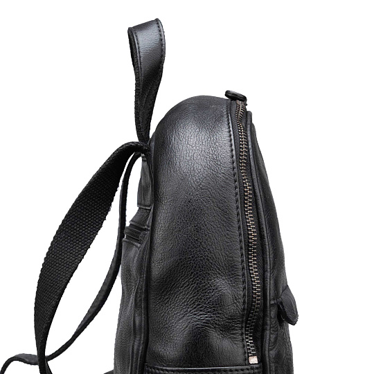 Рюкзак Dr.Koffer из натуральной кожи черный