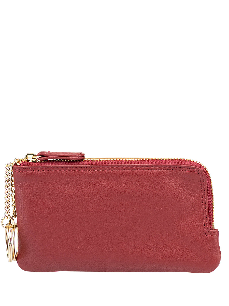 Ключница Dr.Koffer из натуральной кожи бордовая