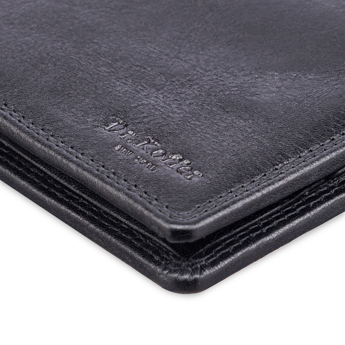 Портмоне Dr.Koffer из натуральной кожи черное