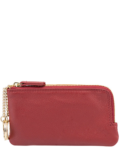 Ключница Dr.Koffer из натуральной кожи бордовая