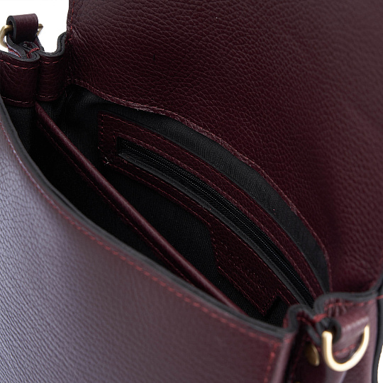 Женская сумка Dr. Koffer из натуральной кожи бордовая