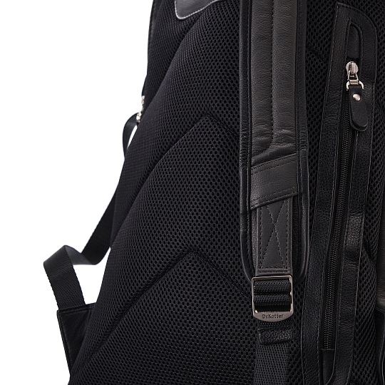 Рюкзак Dr.Koffer из натуральной кожи серый