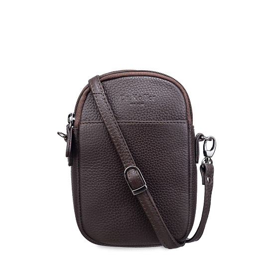 Сумка через плечо Dr.Koffer из натуральной кожи коричневая