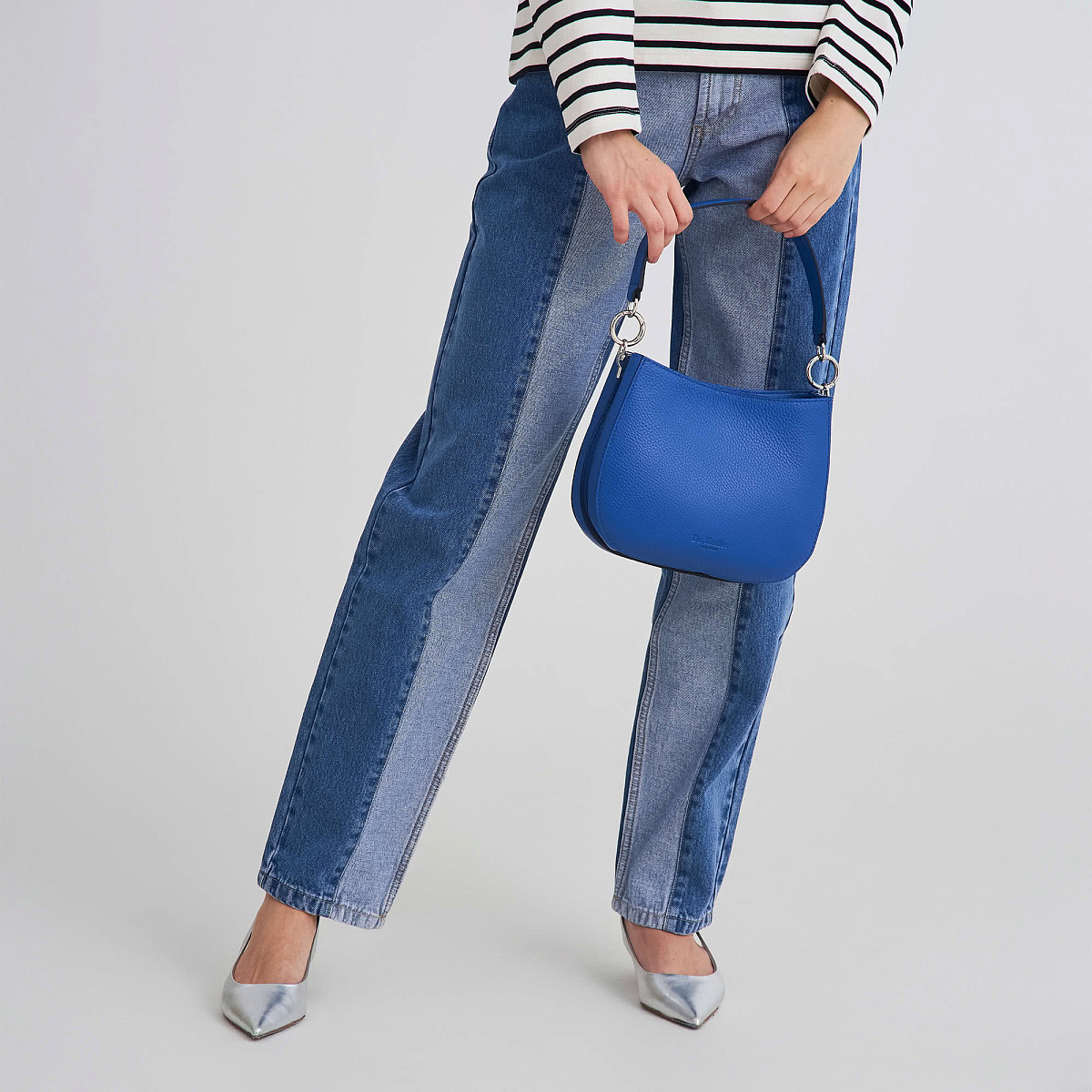 Женская сумка Dr. Koffer из натуральной кожи синяя