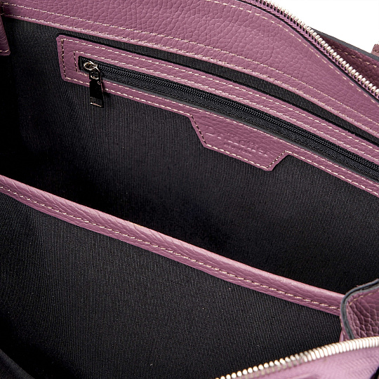 Женская сумка Dr. Koffer из натуральной кожи розовая