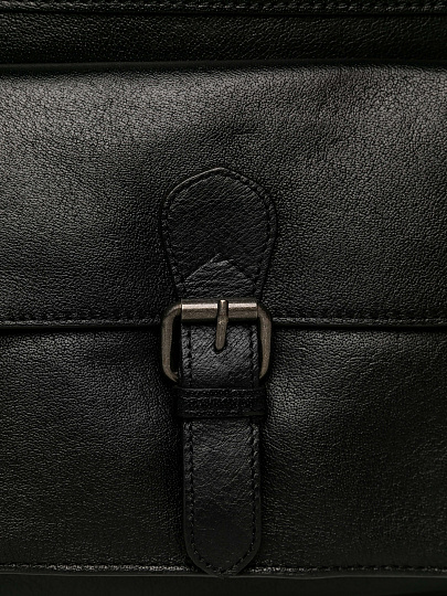 Рюкзак Dr.Koffer из натуральной кожи черный