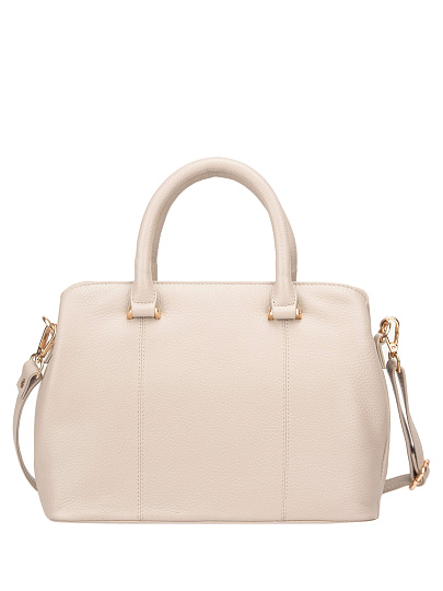 Женская сумка Dr. Koffer из натуральной кожи бежевая