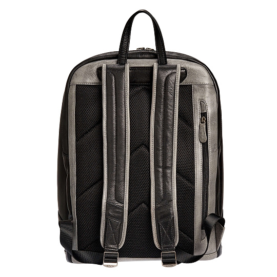 Рюкзак Dr.Koffer из натуральной кожи серый