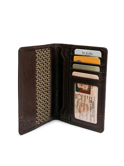 Обложка для паспорта/автодок из натуральной кожи Dr. Koffer