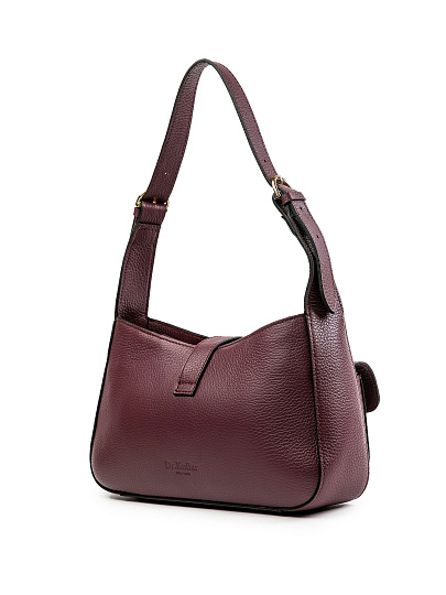 Женская сумка Dr.Koffer из натуральной кожи бордовая