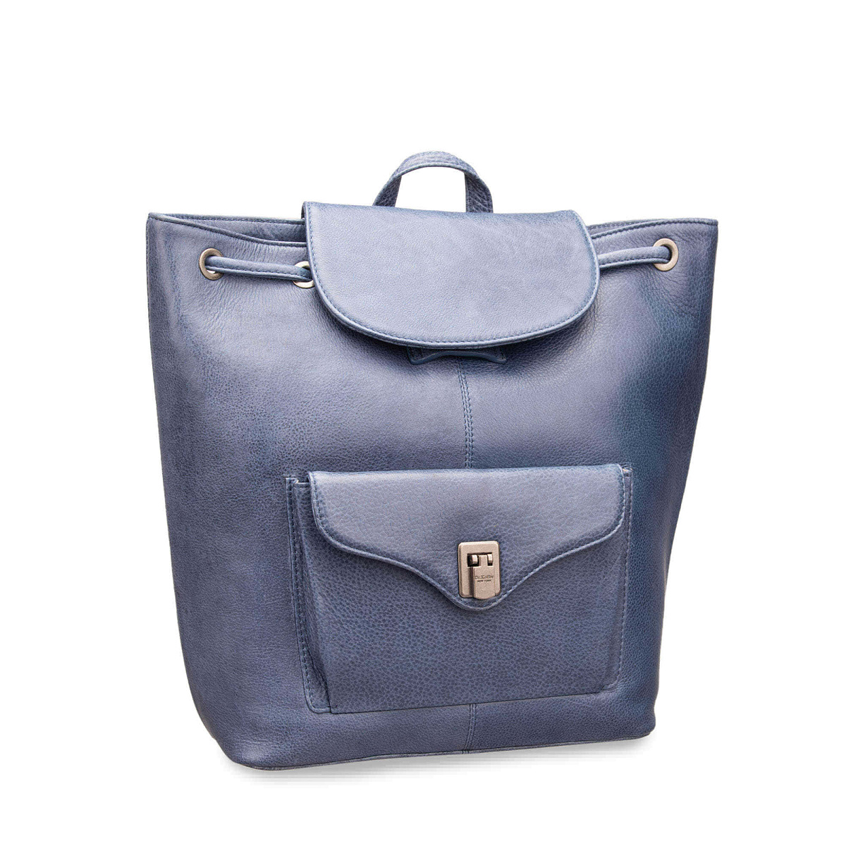 Рюкзак Dr.Koffer из натуральной кожи синий