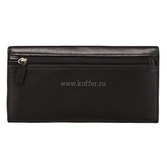 Кошелек Dr.Koffer из натуральной кожи черный