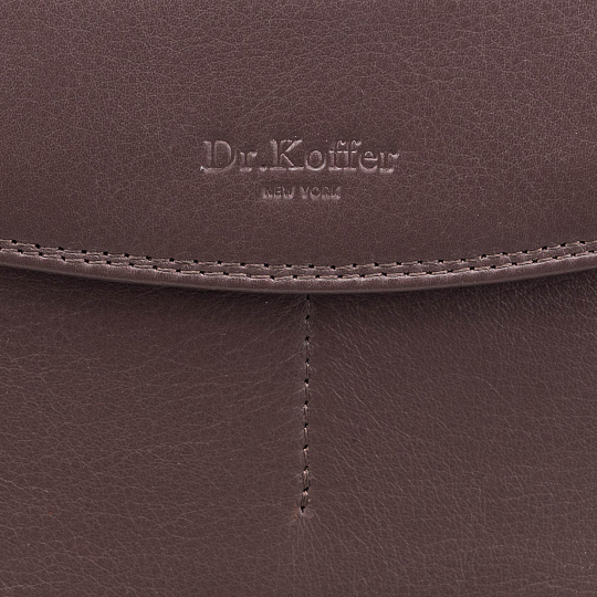 Портмоне Dr.Koffer из натуральной кожи коричневое