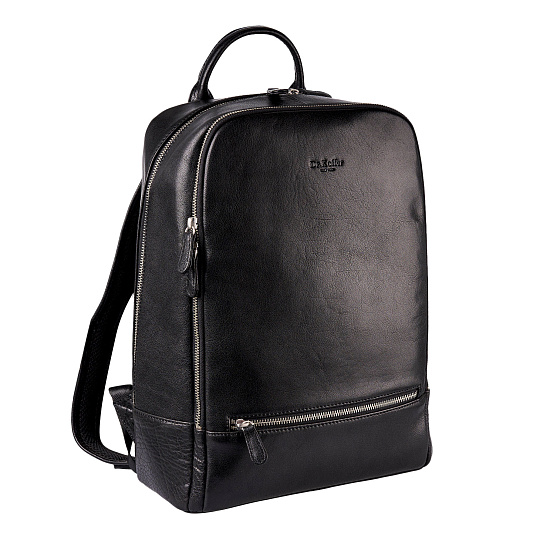Рюкзак Dr.Koffer из натуральной кожи черный