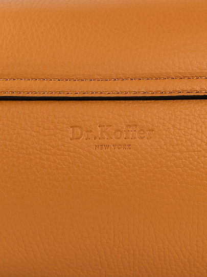 Женская сумка Dr. Koffer из натуральной кожи коричневая