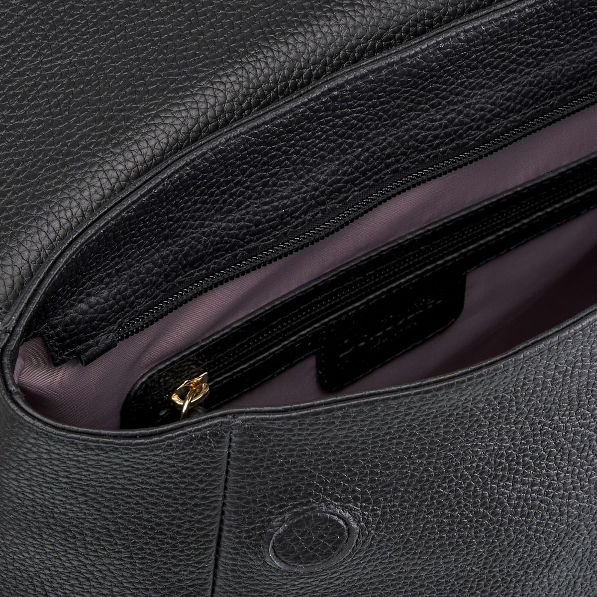 Рюкзак Dr. Koffer из натуральной кожи черный