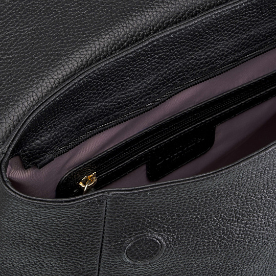 Рюкзак Dr. Koffer из натуральной кожи черный