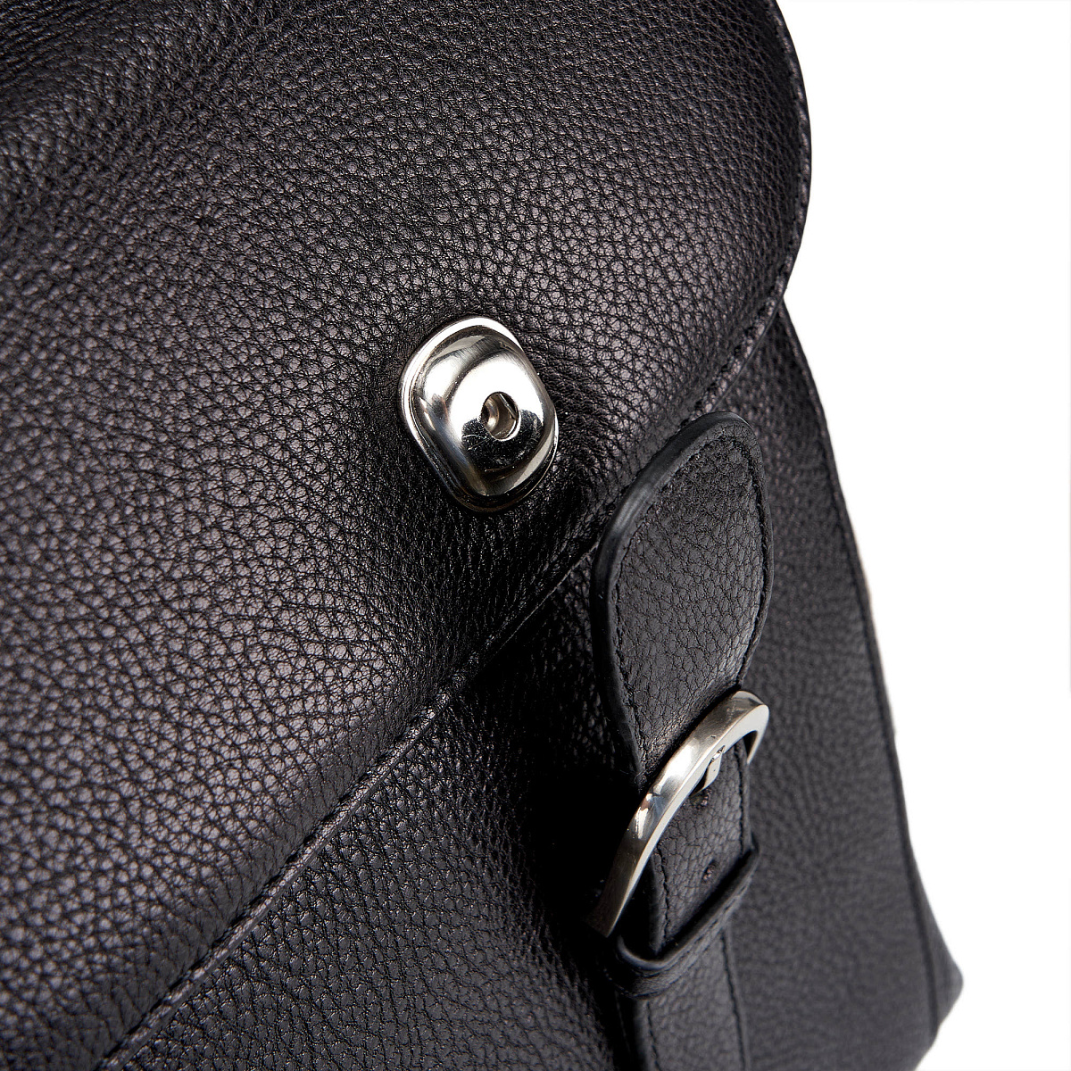 Портфель Dr.Koffer из натуральной кожи черный