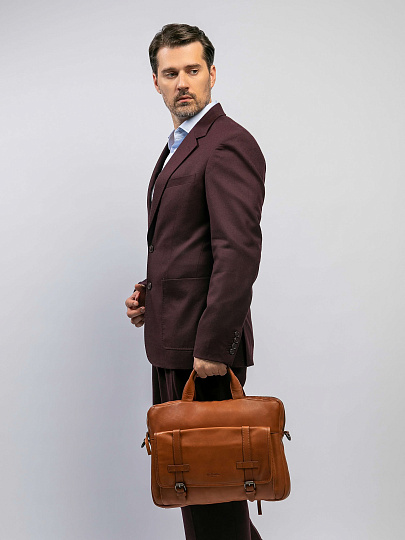 Сумка для документов Dr.Koffer из натуральной кожи