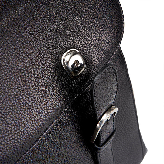 Портфель Dr.Koffer из натуральной кожи черный